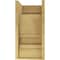 Ekena Millwork 10"W x 10"D x 20"H Wide Diane Rough Cedar Woodgrain TimberThane Corbel, Primed Tan CORUR10X10X20DIARCPR - alternate 6